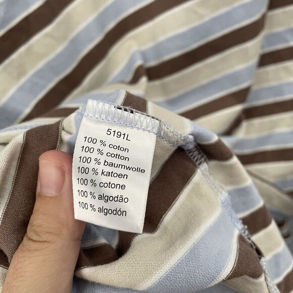 Lacoste Polo Shirt Mens Size 8 3XL XXXL Short Sleeve Pullover Preppy Golf Stripe - Picture 4 of 10